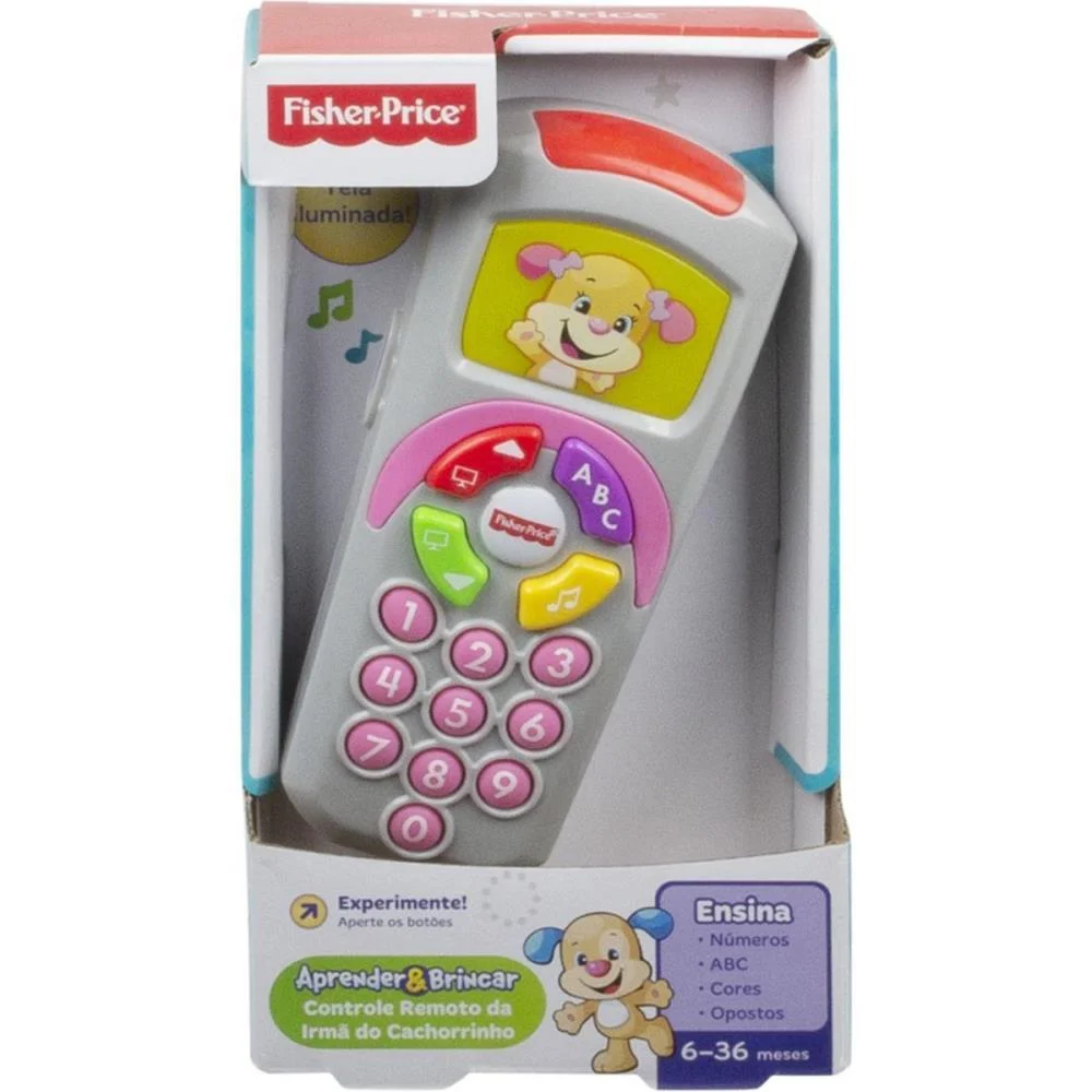 Fisher-Price Aprender Brincar Controle Remoto Irma Do Cachor Mattel (Unidade) - imagem 7