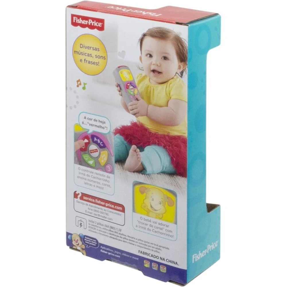Fisher-Price Aprender Brincar Controle Remoto Irma Do Cachor Mattel (Unidade) - imagem 8