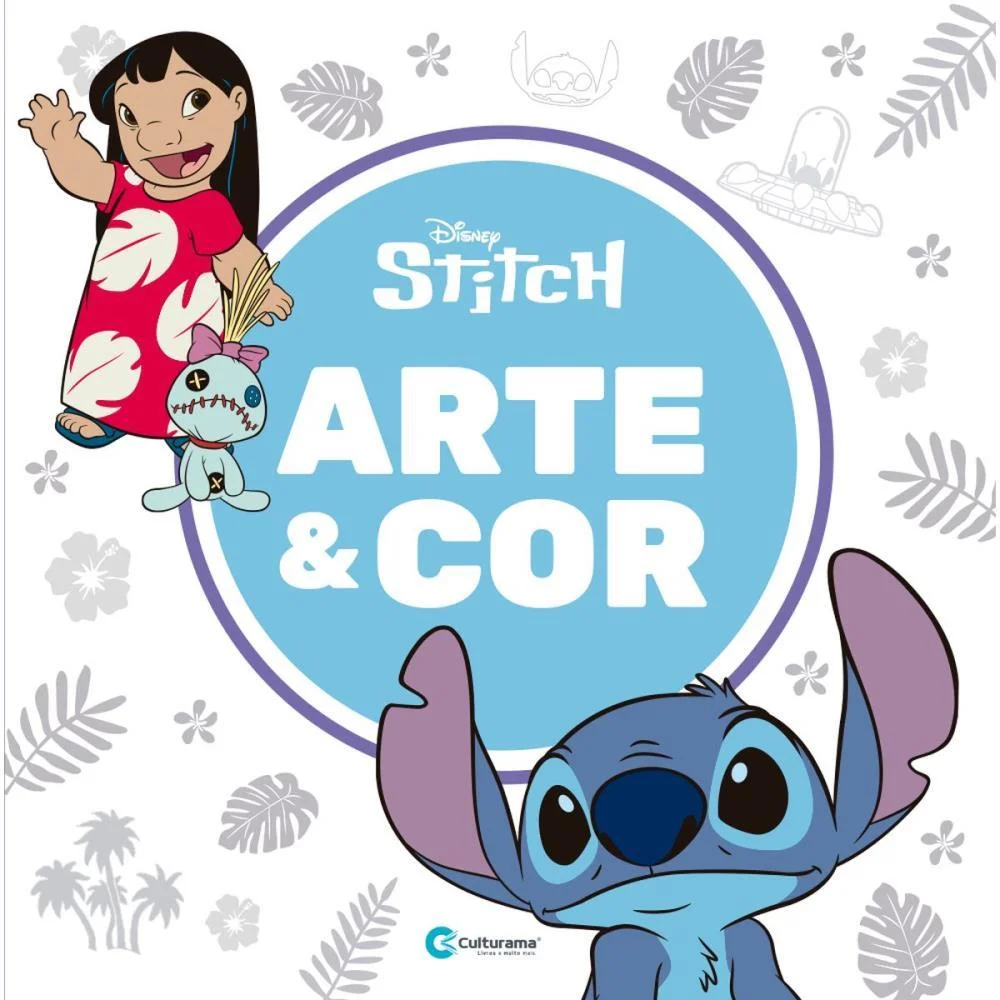 Livro Infantil Colorir Arte E Cor Stitch 27X27Cm 36P Culturama (Unidade) - imagem 5