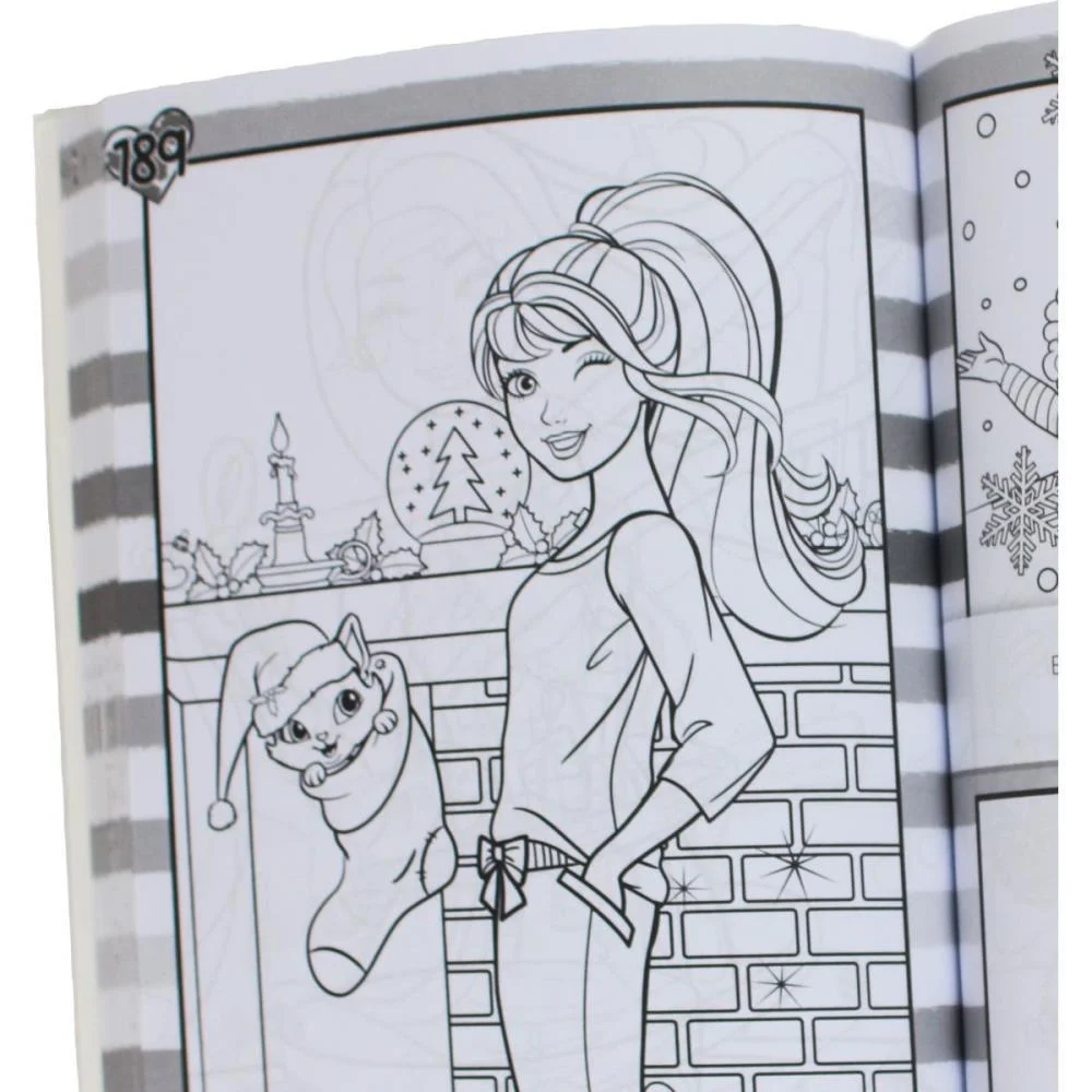 Livro Infantil Colorir 365 Desenhos Barbie 288Pgs Magic Kids (Unidade) - imagem 4