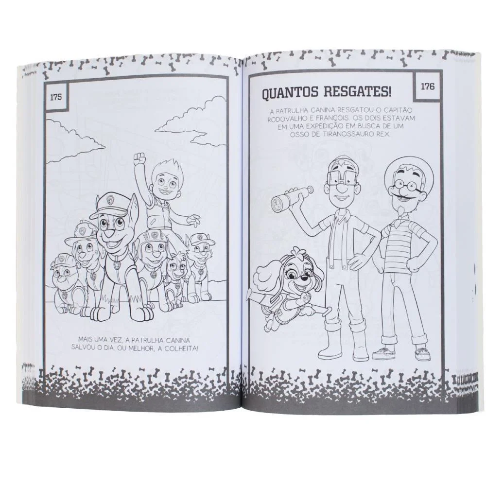 Livro Infantil Colorir 365 Desenhos Patrulha Canina Magic Kids (Unidade) - imagem 4