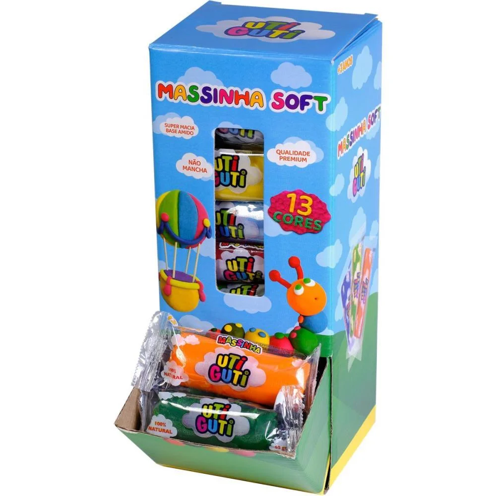 Massa Para Modelar Utiguti Soft 50G Cores Sort. Canson (Dp.c/26) - imagem 4