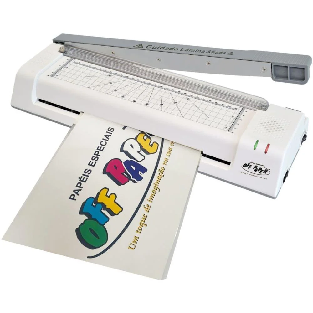 Maquina Plastificadora A3 3Em1 C/Guilhotina 127V Br Off Paper - imagem 4