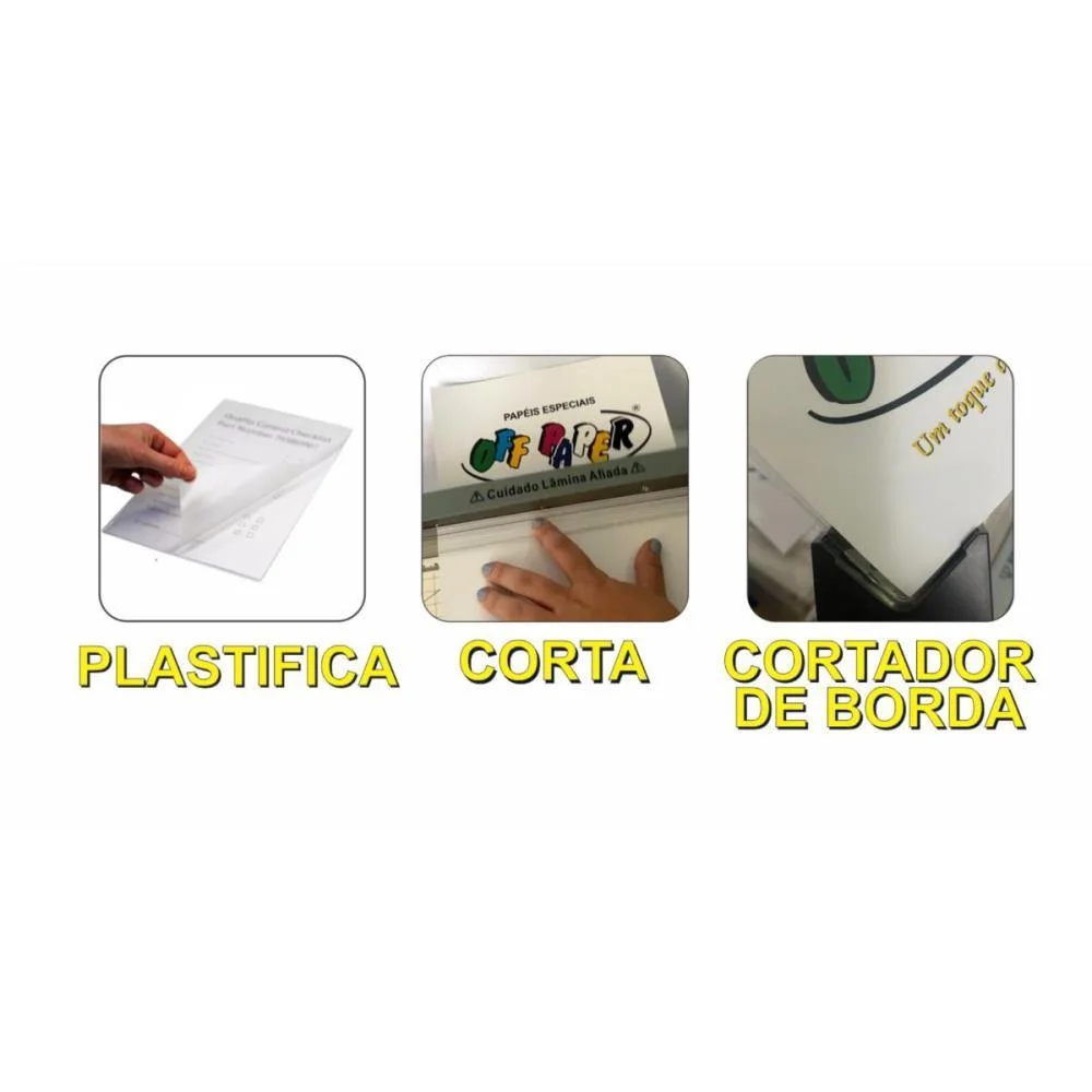 Maquina Plastificadora A3 3Em1 C/Guilhotina 127V Br Off Paper - imagem 6