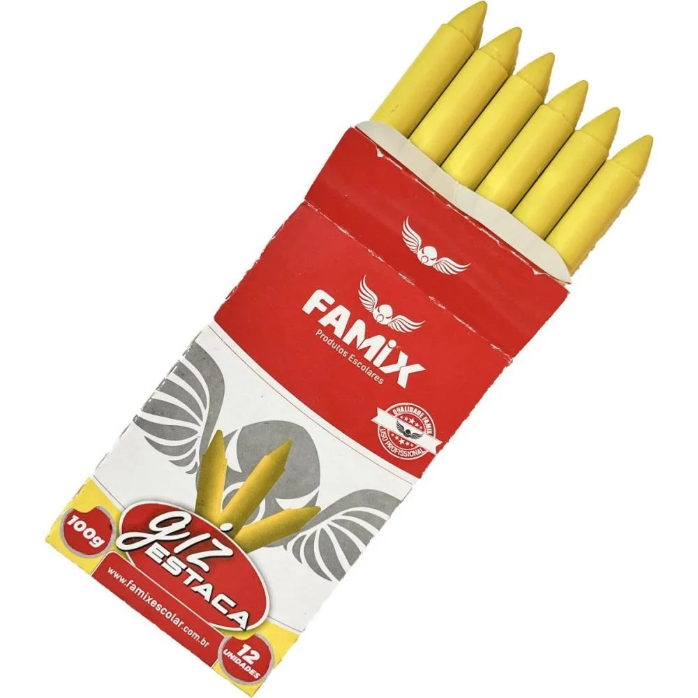 Lapis Estaca Amarelo 100G Famix (Duzia) - imagem 3