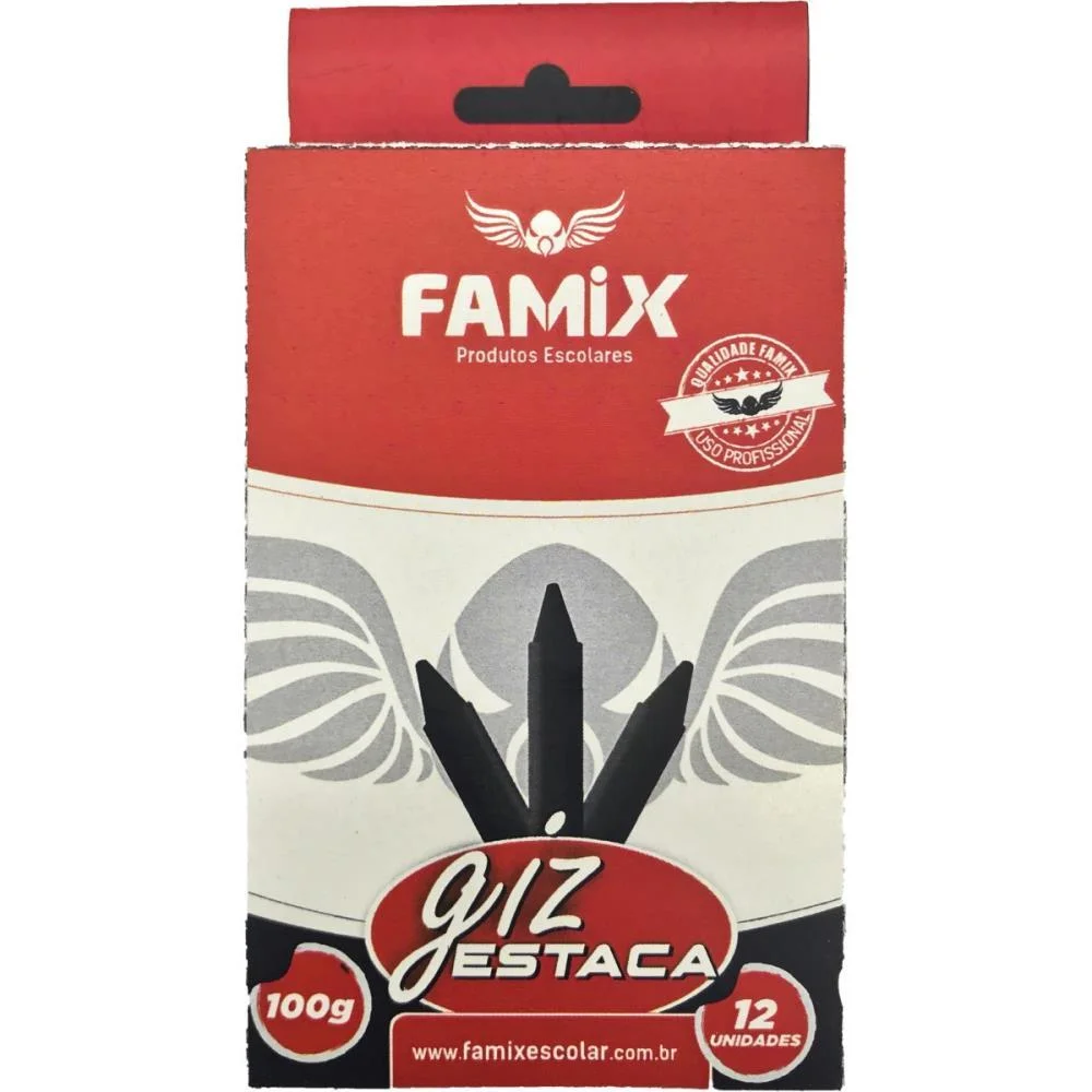 Lapis Estaca Preto 100G Famix (Duzia) - imagem 4