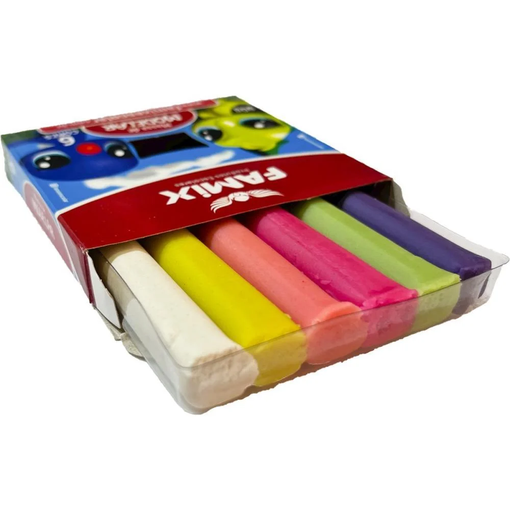 Massa Para Modelar 06 Cores 90G Famix (Pct.c/06) - imagem 4