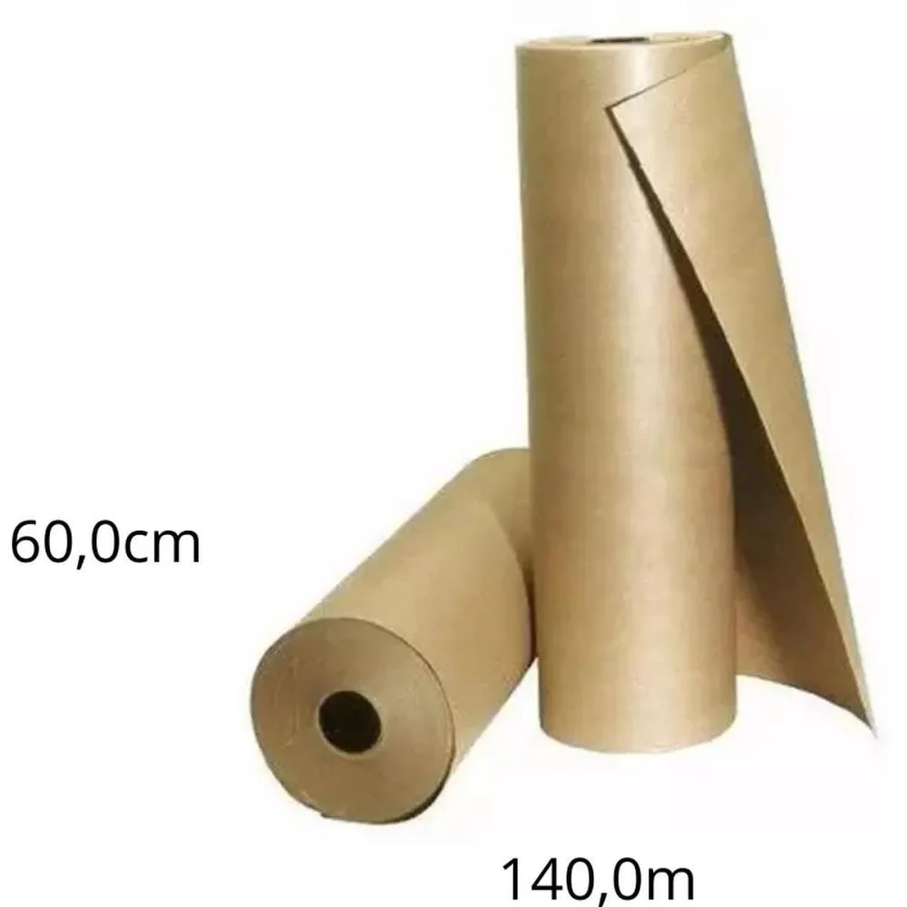 Papel Kraft Bobina 60Cm X 140M 80G. Monolucido Scrity (Bobina) - imagem 2