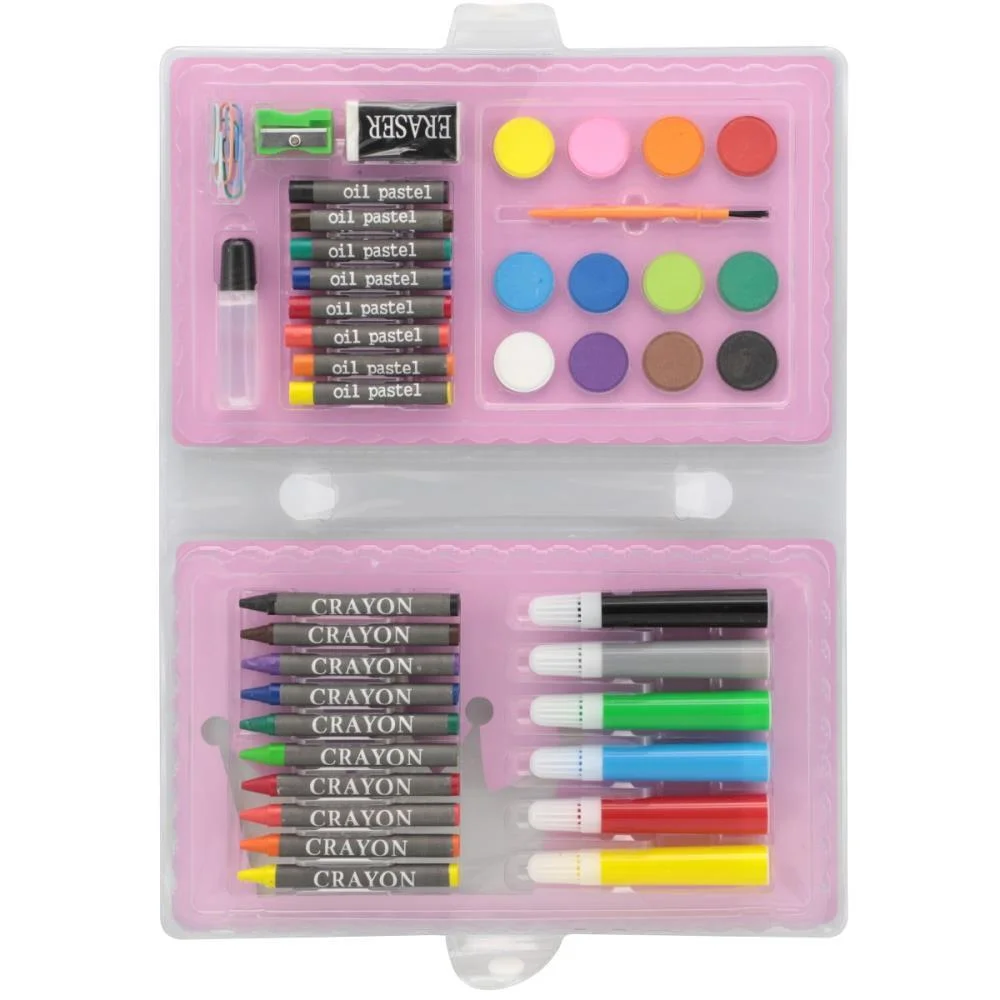 Maleta Para Pintura Princesas 42 Pecas 23,5X14Cm Magic Kids - imagem 5