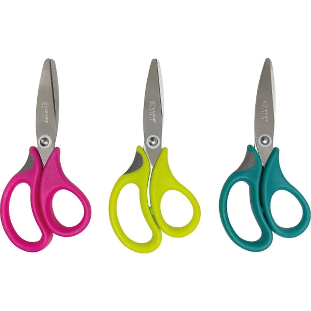 Tesoura Escolar Curva P/Eva G-0130 Cores (S) Gramp Line (Unidade) - imagem 4