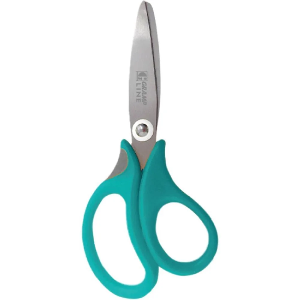 Tesoura Escolar Curva P/Eva G-0130 Cores (S) Gramp Line (Unidade) - imagem 5
