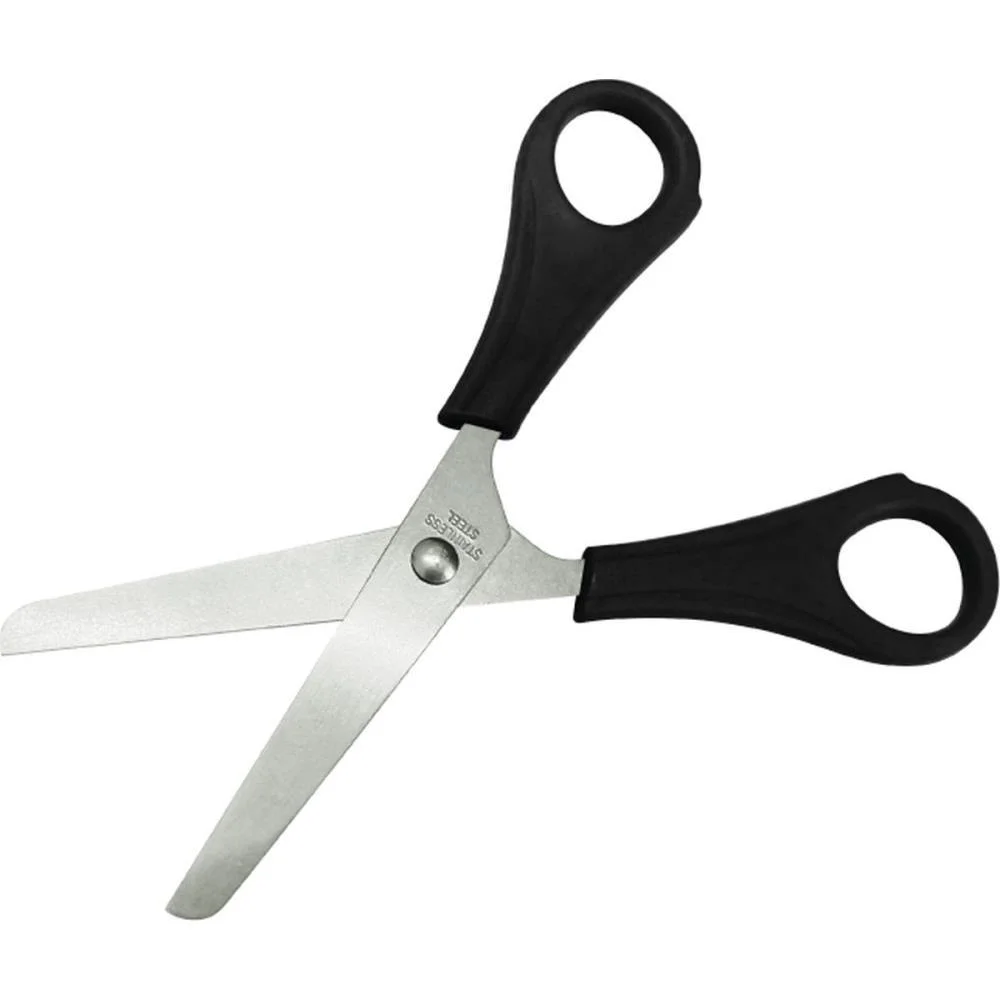Tesoura Escolar G-0120 Preta 13Cm Gramp Line (Cx.c/20) - imagem 3