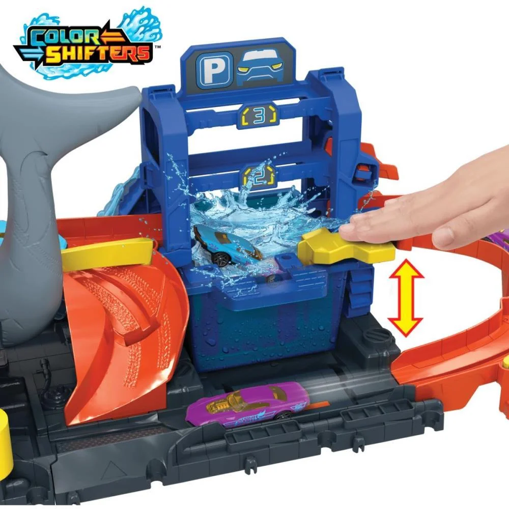 Hot Wheels Pista City Lava-Rápido Mega Tubarão Mattel (Unidade) - imagem 4