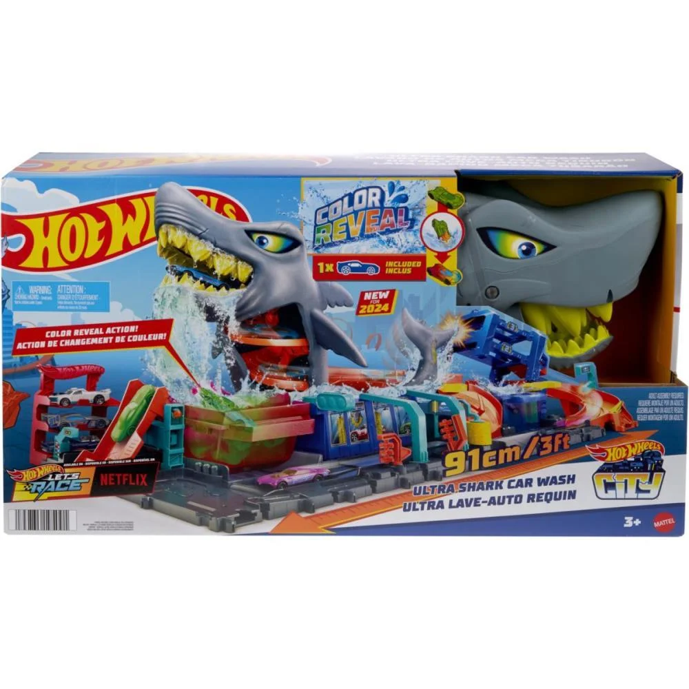 Hot Wheels Pista City Lava-Rápido Mega Tubarão Mattel (Unidade) - imagem 6