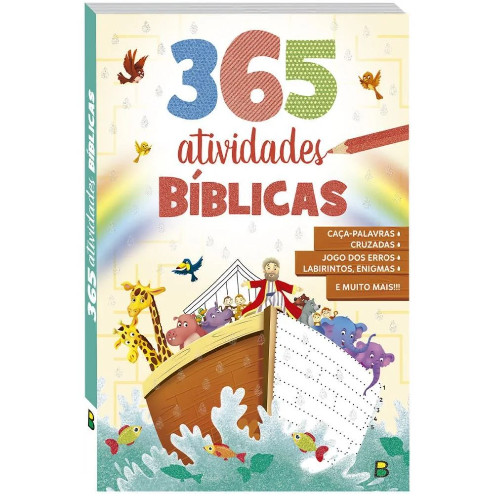 Livro De Atividades 365 Atividades Biblicas 288Pag Todolivro - imagem 2