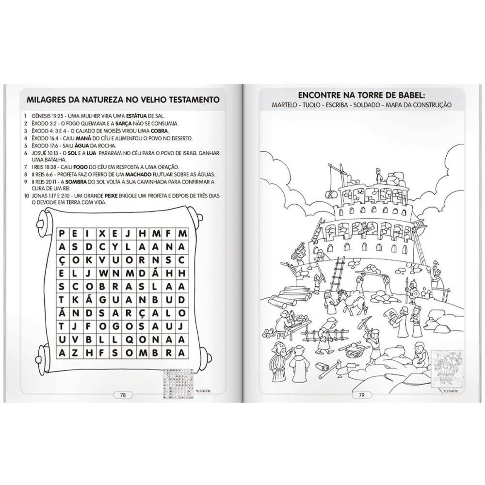 Livro De Atividades 365 Atividades Biblicas 288Pag Todolivro - imagem 4