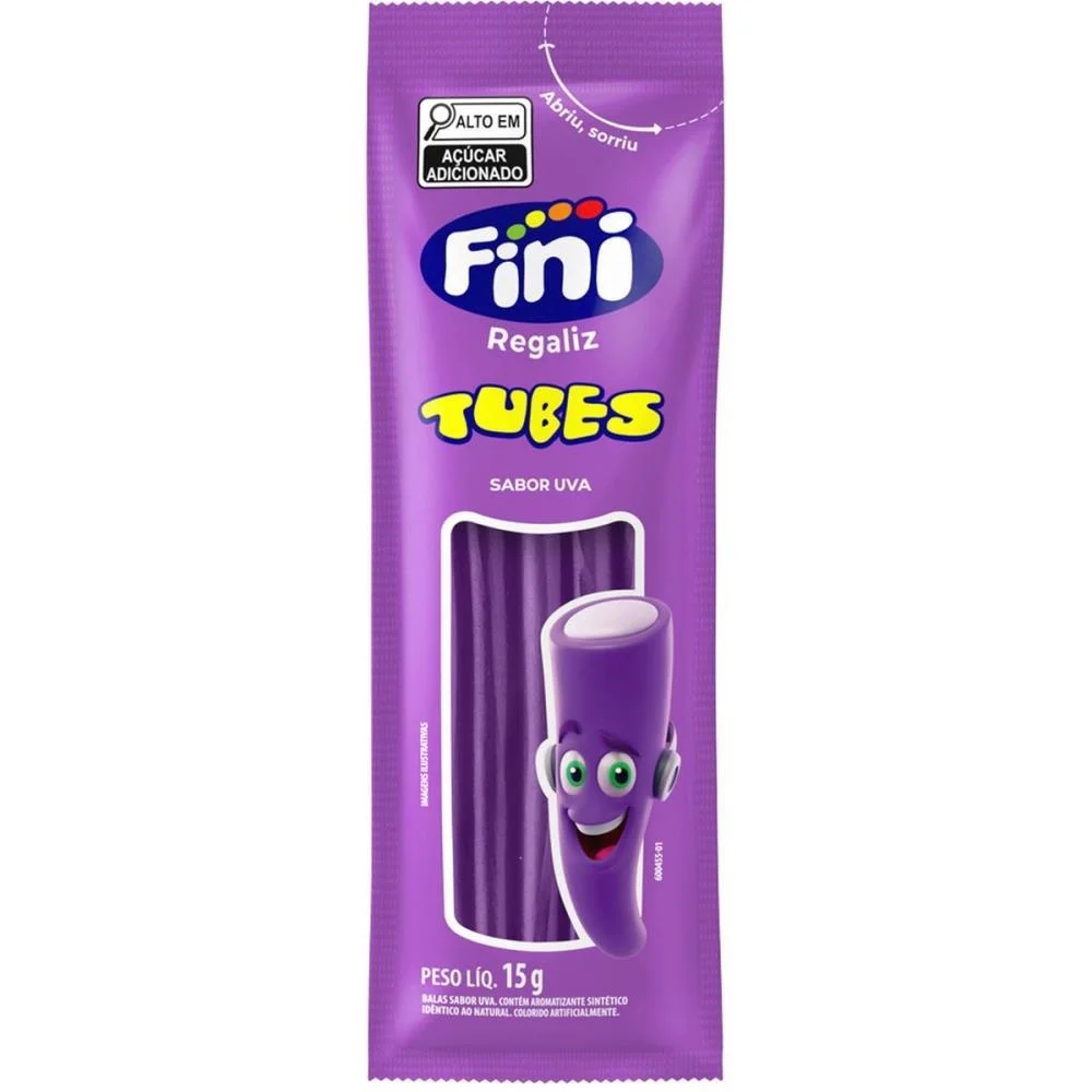 Doce Tubes Uva 15G. Fini (Dp.c/12) - imagem 2