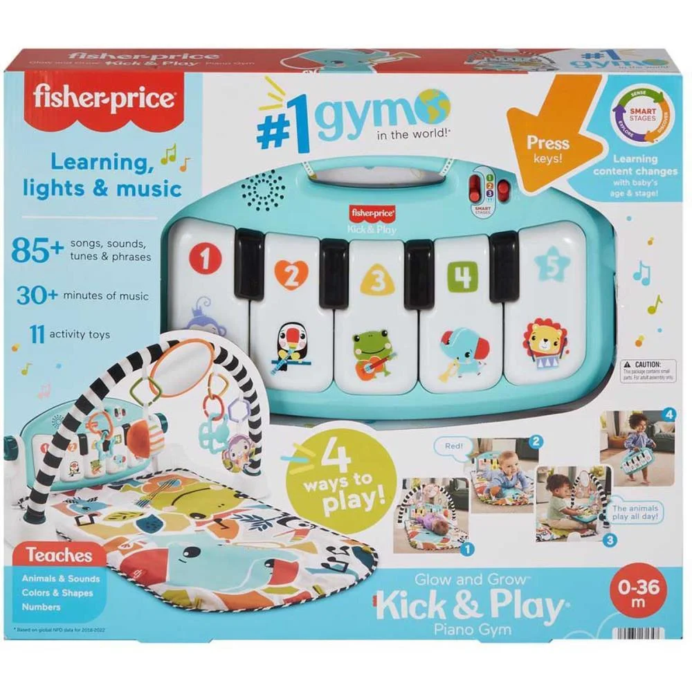 Fisher-Price Newborn Toys Ginasio De Ativ. Pianinho Mattel (Unidade) - imagem 8