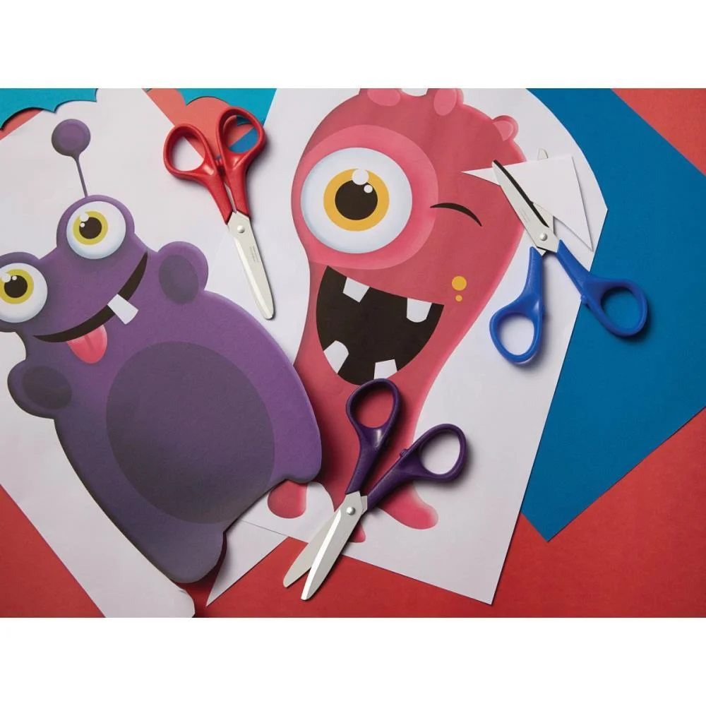 Tesoura Escolar Supercort Monster 12,5Cm Color Tramontina (Dp.c/30) - imagem 4