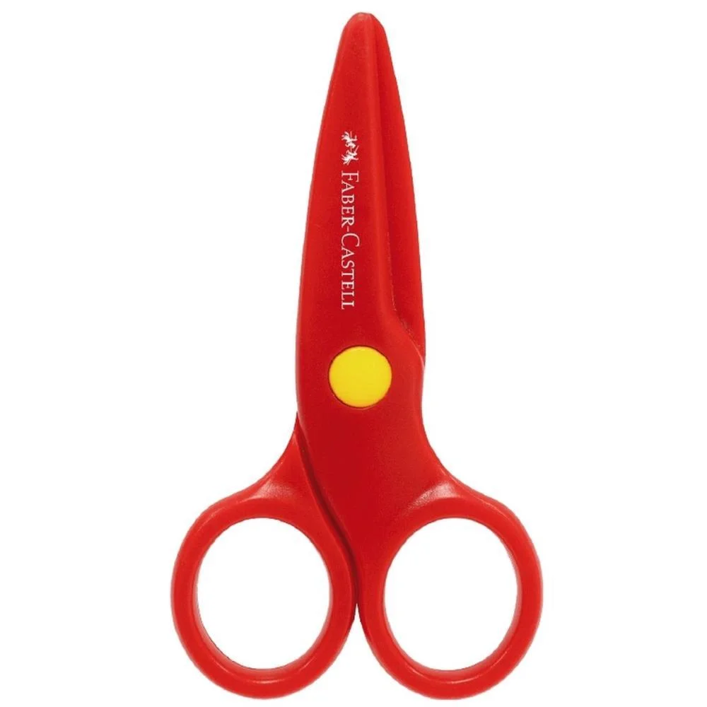 Tesoura Escolar Super Segura Cartela Faber-Castell (Cx.c/24) - imagem 2
