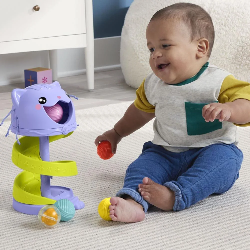 Fisher-Price Infant Gatinho Bolinhas Rolando Mattel (Unidade) - imagem 6