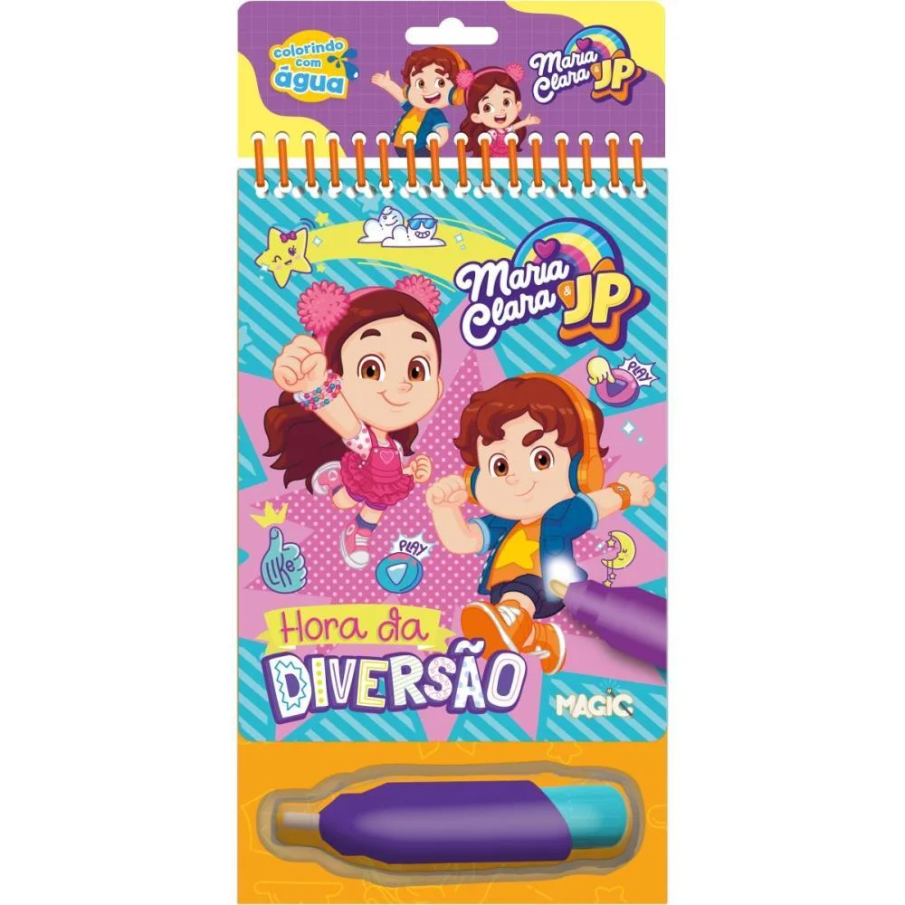 Livro Aquabook Maria Clara E Jp 24X14Cm 10Pgs Magic Kids (Unidade) - imagem 3