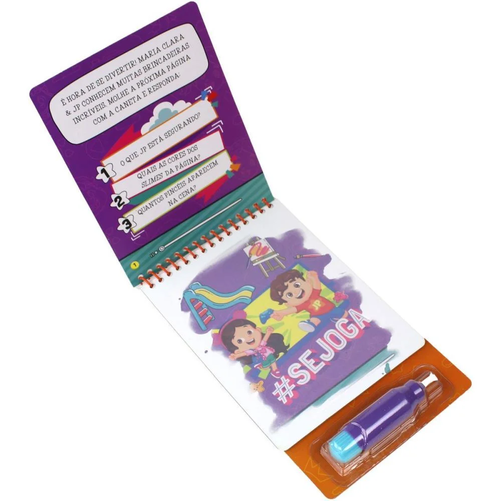 Livro Aquabook Maria Clara E Jp 24X14Cm 10Pgs Magic Kids (Unidade) - imagem 4