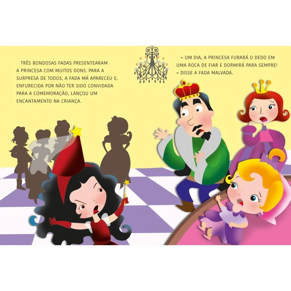 Livro Brinquedo Ilustrado Princesas 6Livros+1Quebra Cabe Magic Kids (Maleta) - imagem 4