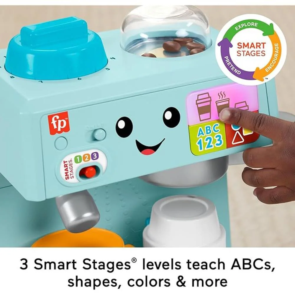 Fisher-Price Aprender Brincar Minha Primeira Maquina De Cafe Mattel (Unidade) - imagem 5
