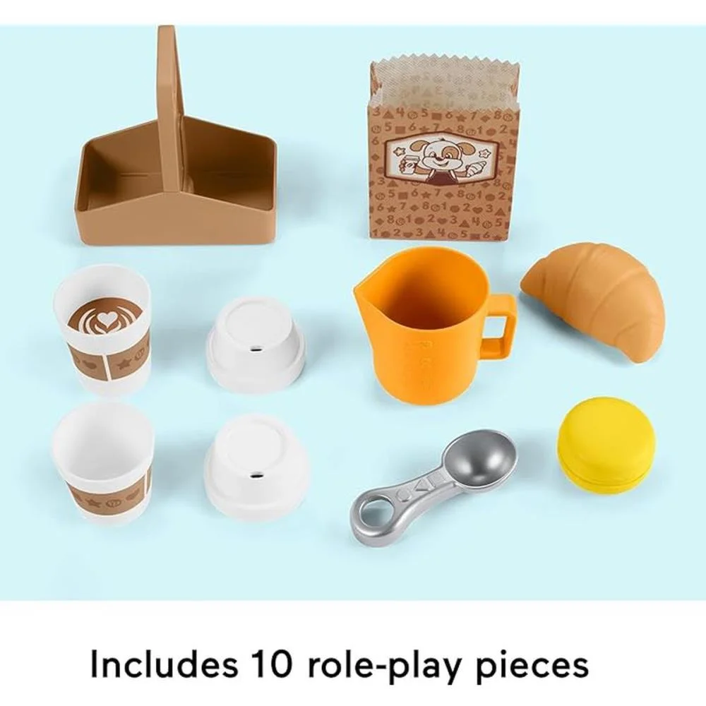 Fisher-Price Aprender Brincar Minha Primeira Maquina De Cafe Mattel (Unidade) - imagem 7