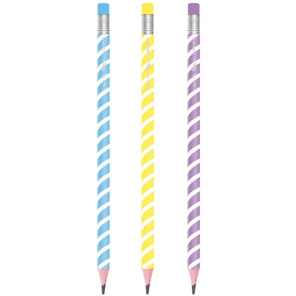 Lapis Preto Redondo Decorado Wow Fun Hb C/Borracha (S) Leonora (Pote-72) - imagem 4