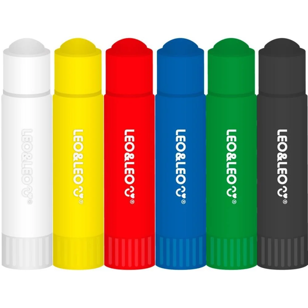 Tinta Guache Bastao 6 Cores Leonora (Estojo) - imagem 2