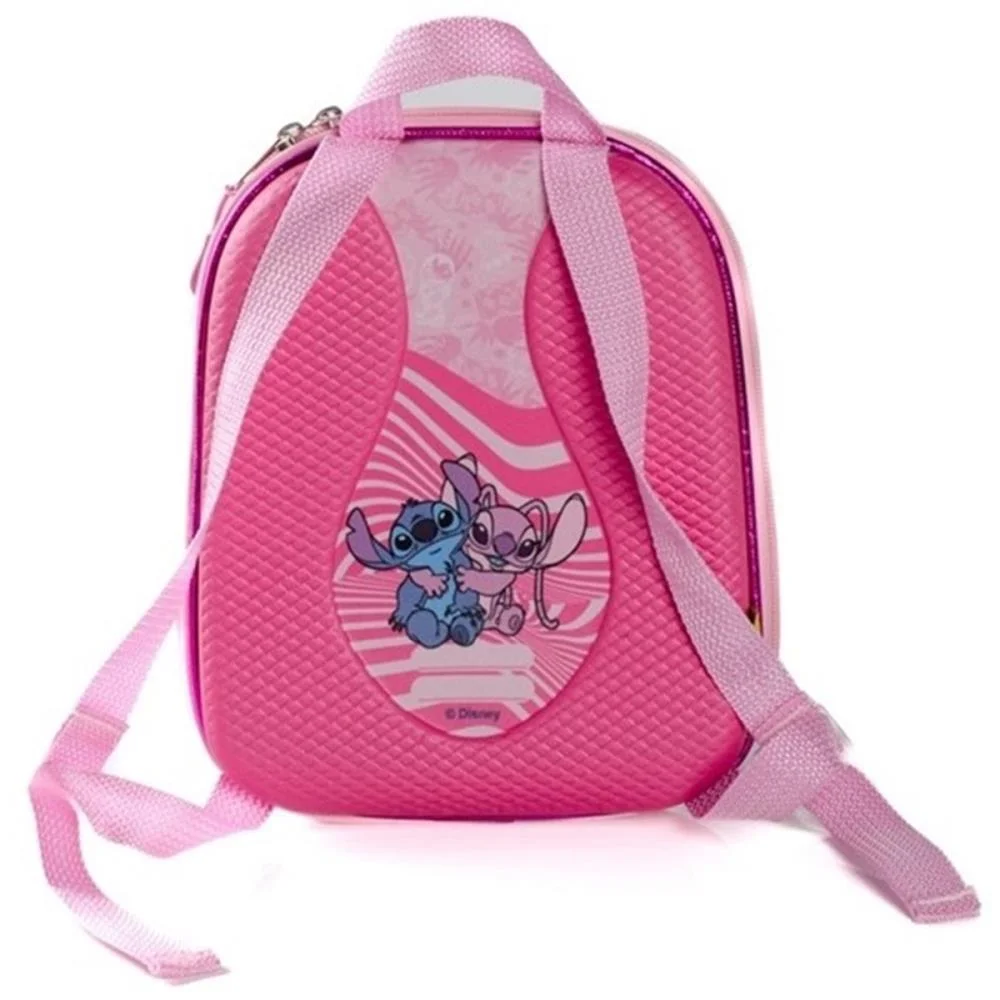 Mochila Infantil Stitch Rosa Pequena Maxtoy (Unidade) - imagem 3