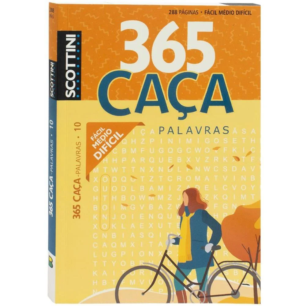 Livro De Atividades Caca-Palavras 365 Scottini N10 Todolivro - imagem 3