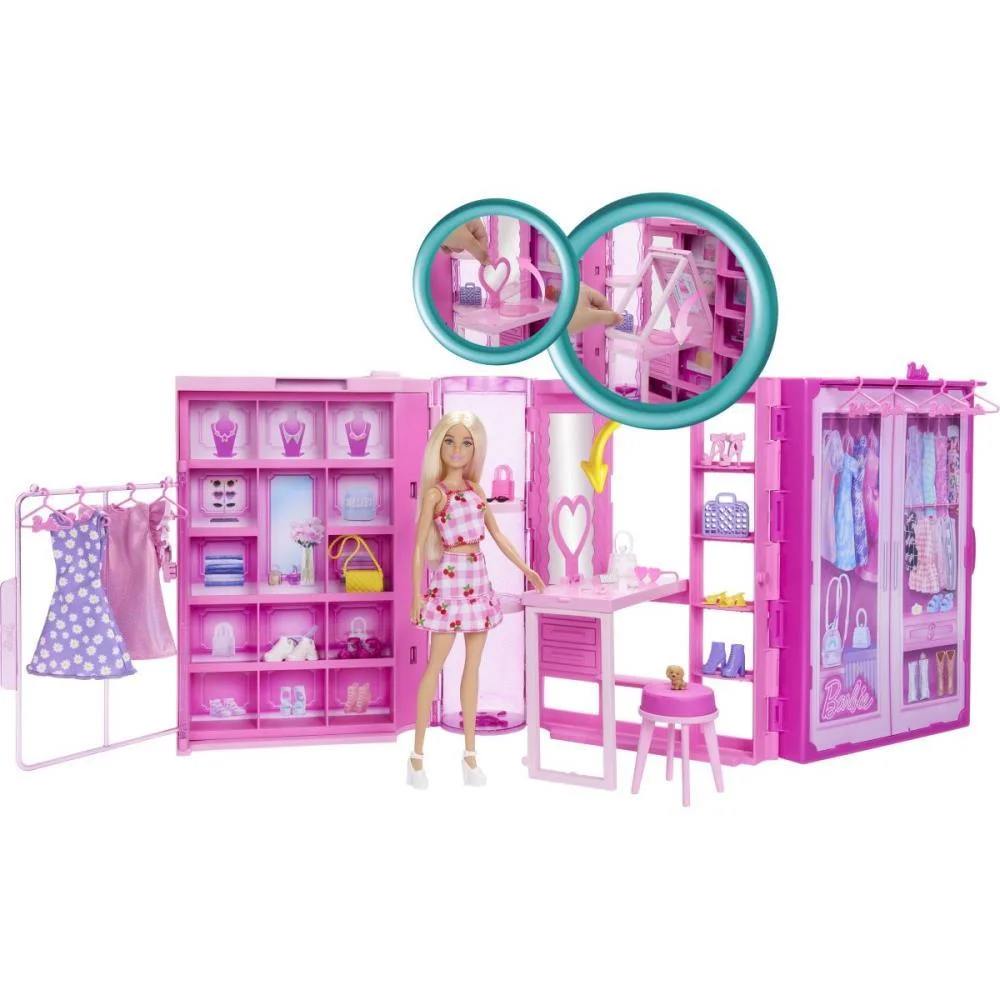 Barbie Fashion Closet Dos Sonhos C/Aces E Bon Mattel (Unidade) - imagem 5