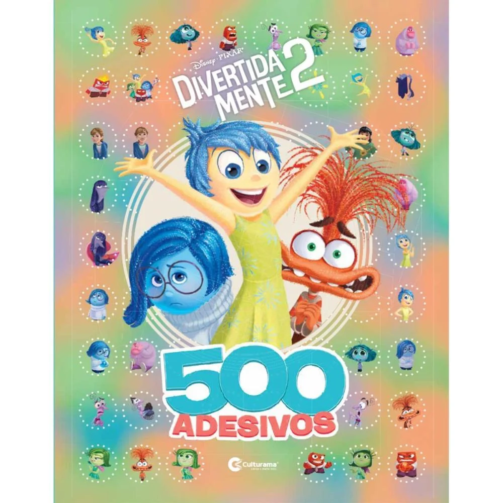 Livro Com Adesivos Divertidamente 2 40P C/500 Ade Culturama - imagem 2