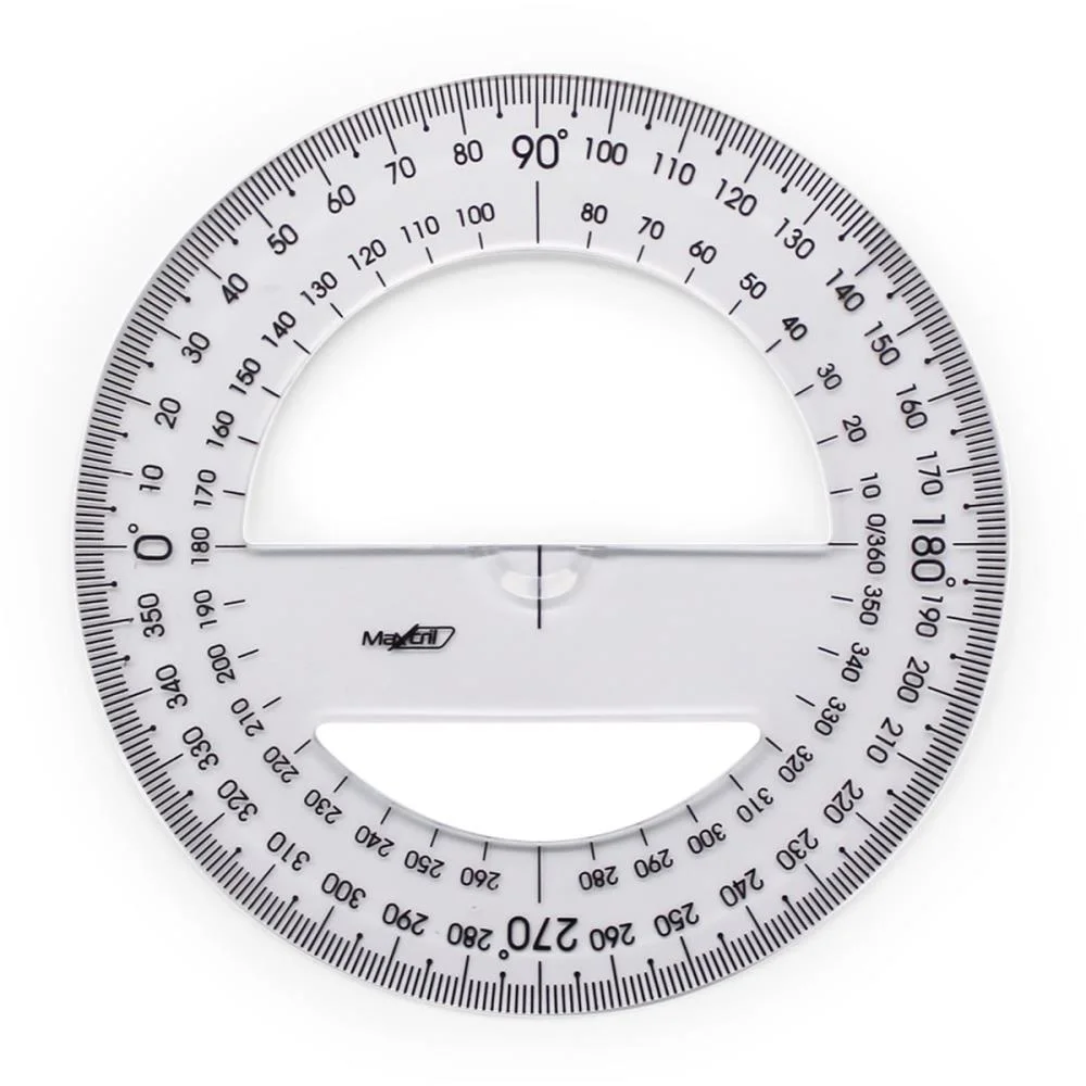 Transferidor Max Premium 360G Cristal 15Cm Maxcril (Blister) - imagem 2