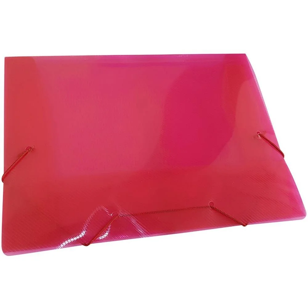 Pasta Aba Elastica Plastica Mini Vermelha Acp (Pct.c/10) - imagem 3