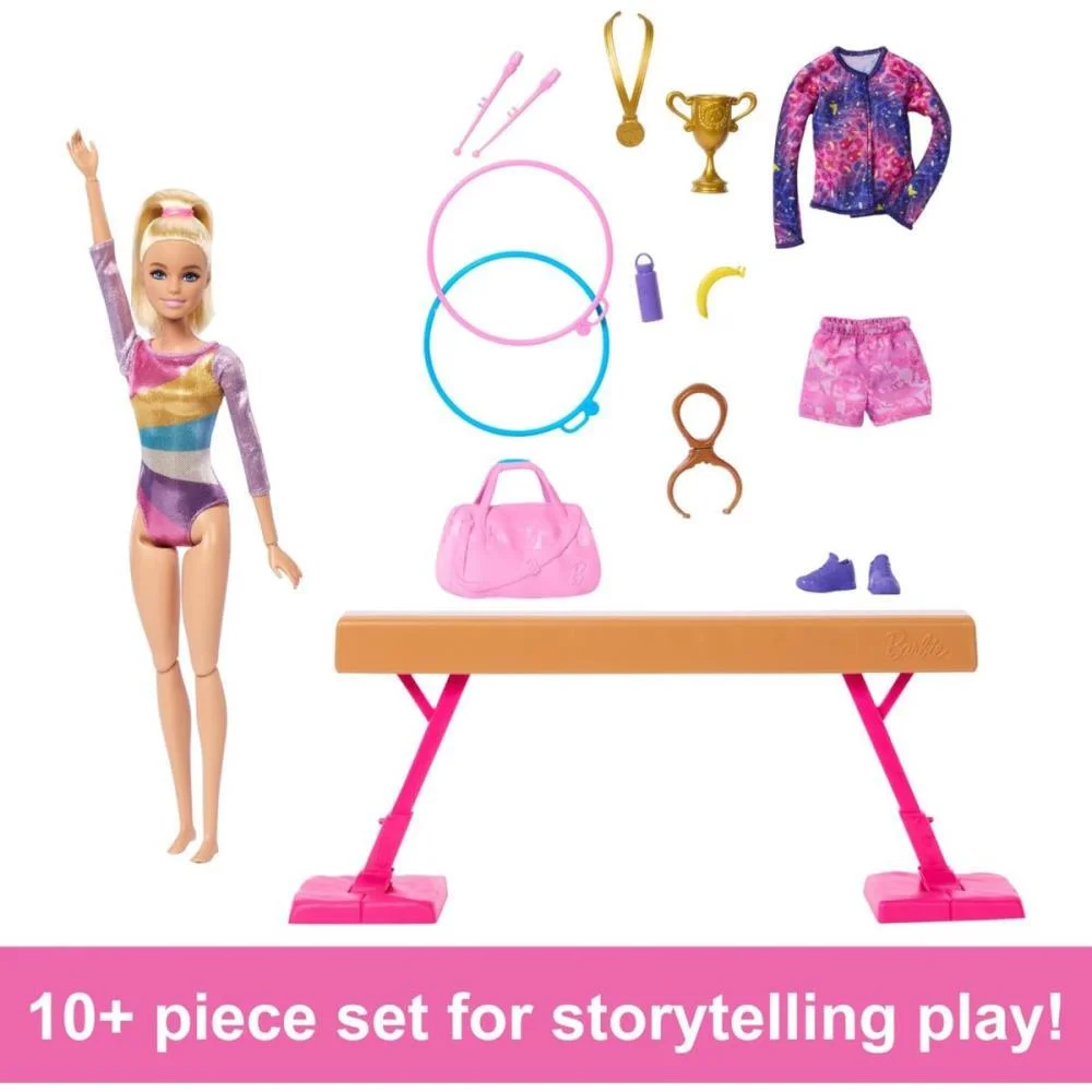 Barbie Profissoes Barbie Loira Conj. De Ginasta Mattel (Unidade) - imagem 4