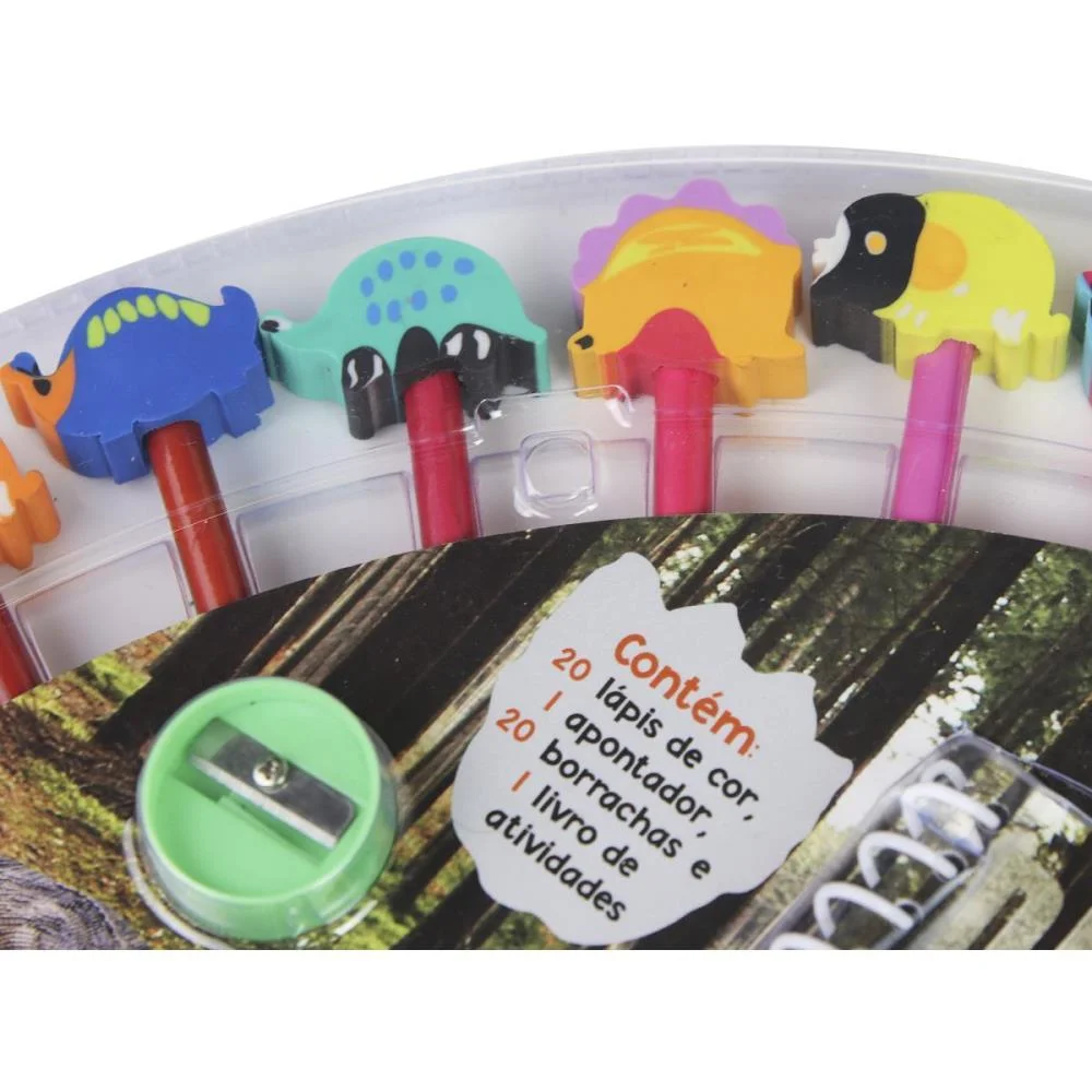 Livro Brinquedo Ilustrado Kit Divertido Dinossauros Magic Kids (Unidade) - imagem 5