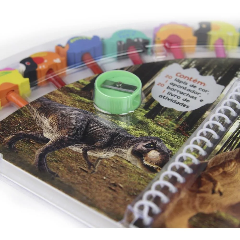 Livro Brinquedo Ilustrado Kit Divertido Dinossauros Magic Kids (Unidade) - imagem 6