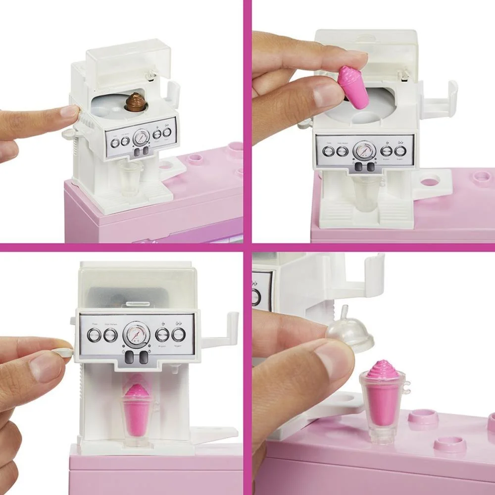 Barbie Profissoes Boneca Loira Conj. Cafeteria Mattel - imagem 5