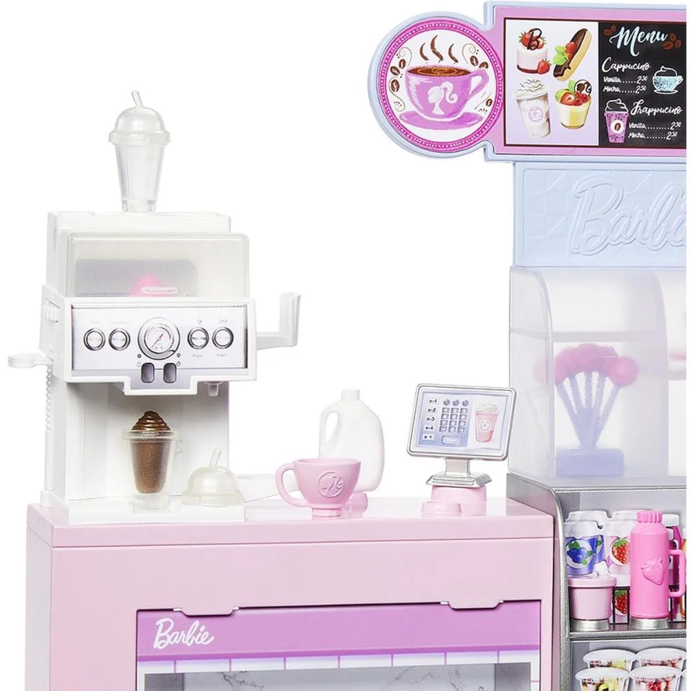 Barbie Profissoes Boneca Loira Conj. Cafeteria Mattel - imagem 6