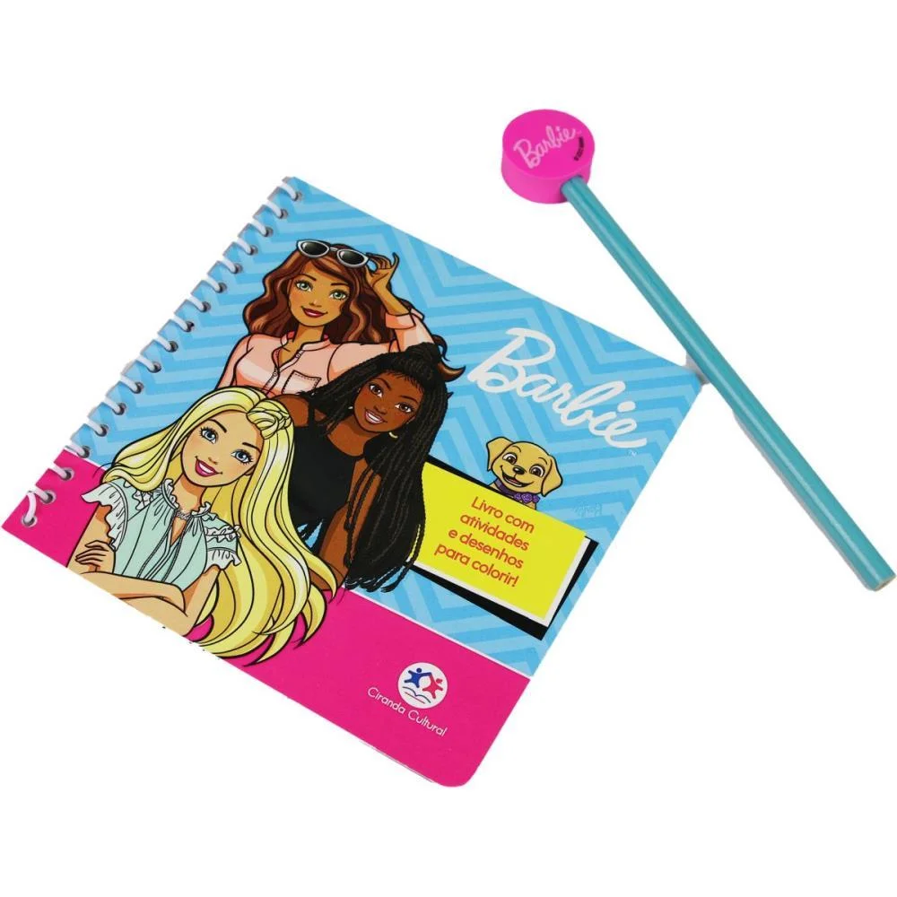 Livro Brinquedo Ilustrado Kit Divertido Barbie Magic Kids (Unidade) - imagem 5
