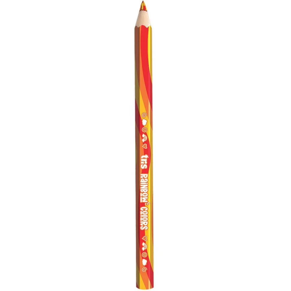Lapis De Cor Jumbo Tris Rainbow 6 Combinacoes Cor Summit (Pote-24) - imagem 4