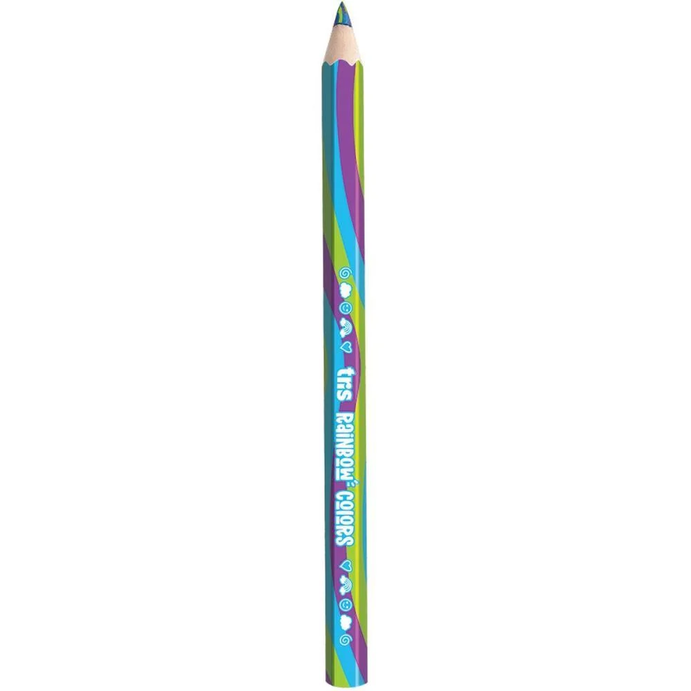 Lapis De Cor Jumbo Tris Rainbow 6 Combinacoes Cor Summit (Pote-24) - imagem 5