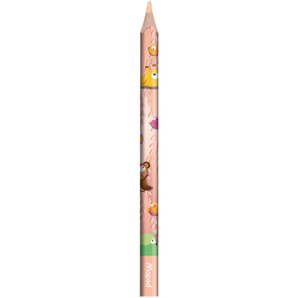 Lapis De Cor Jumbo Jungle Fever 12 Cores Maped (Pct.c/06) - imagem 8
