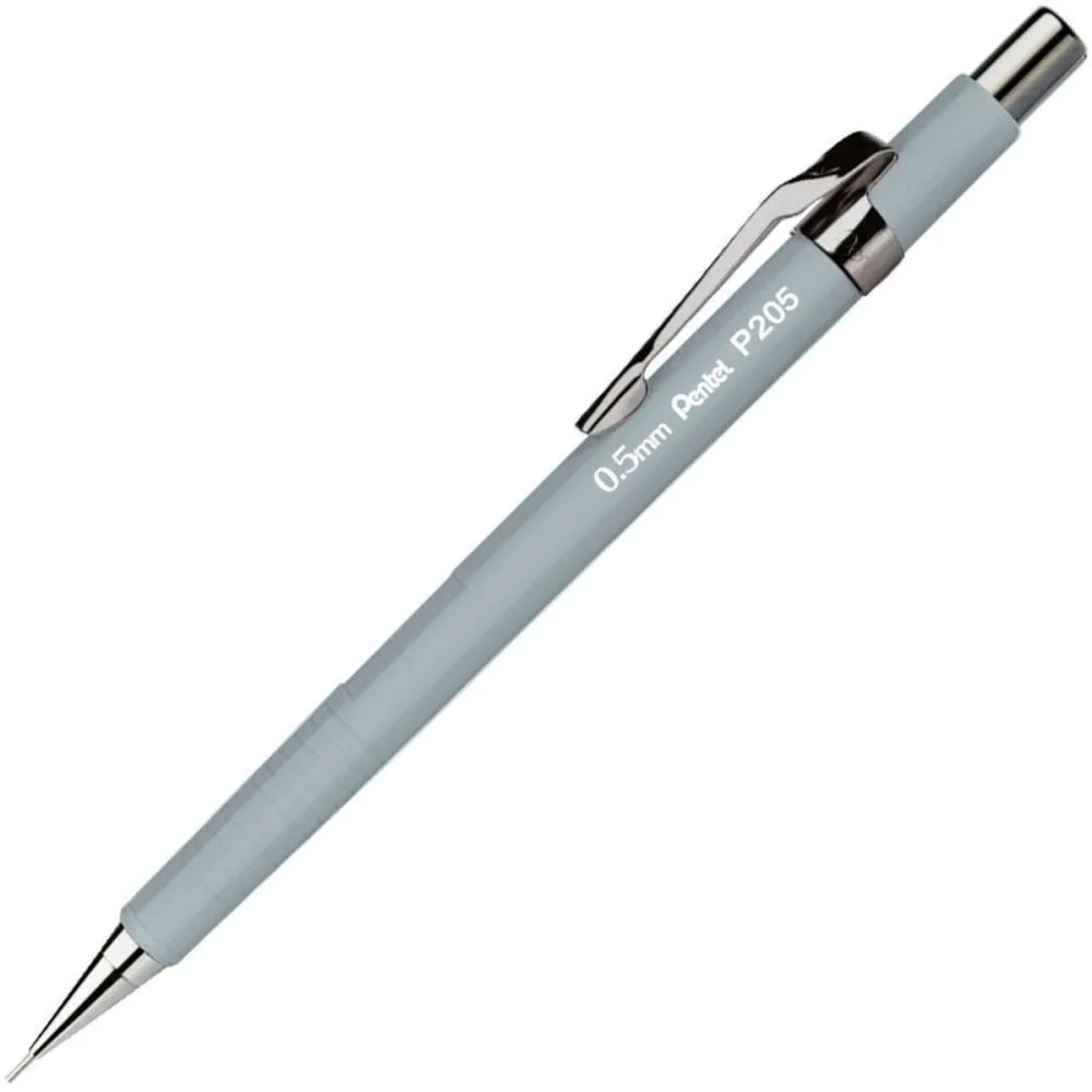 Lapiseira 0.5Mm Pentel Cinza Pentel (Cx.c/06) - imagem 3