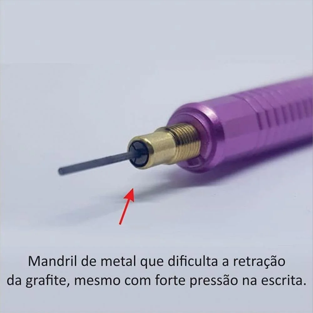 Lapiseira 0.7Mm Pentel Cinza Pentel (Cx.c/06) - imagem 5