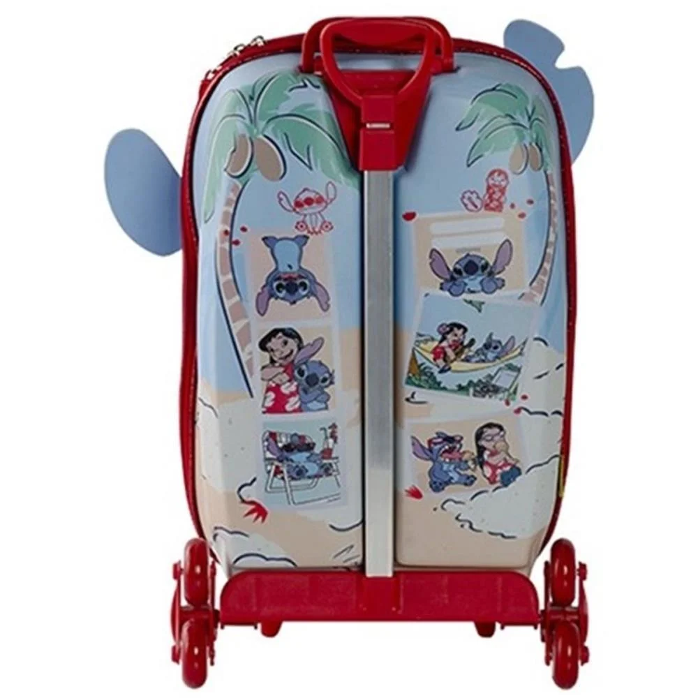 Mochila Infantil Com Rodinha Stitch Praia Maxtoy (Unidade) - imagem 4